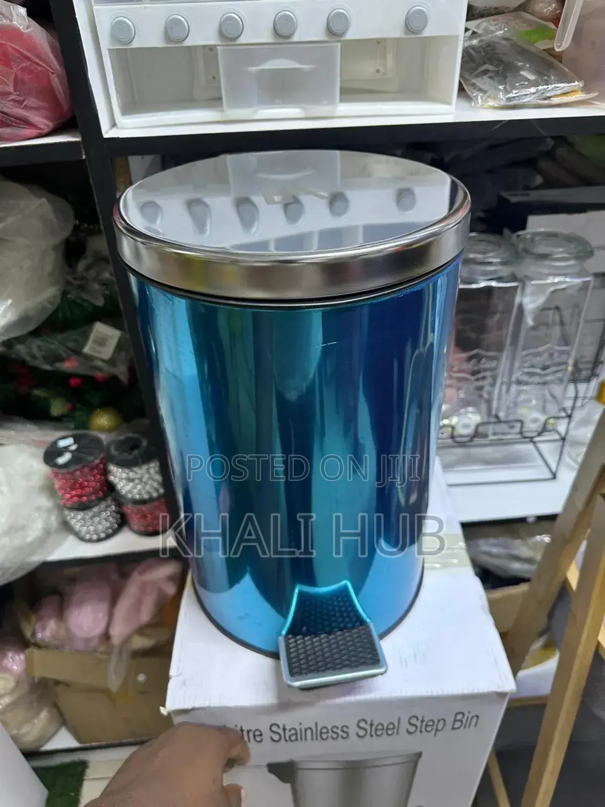 Stainless Steel Dustbin 12l With Pedal