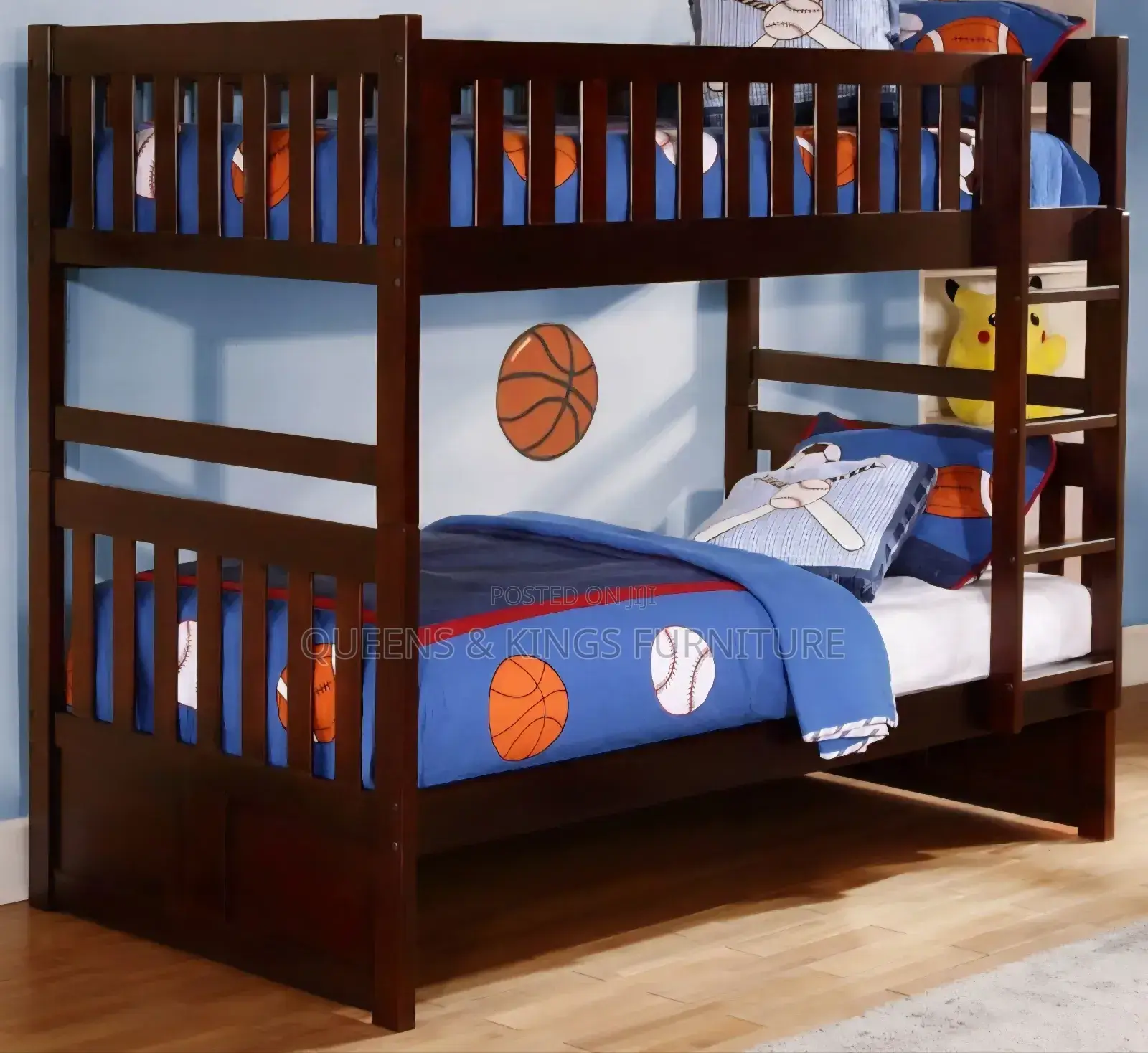4by6 Mahogany Dable Deka/Bank Bed for Kids and Adults Strong