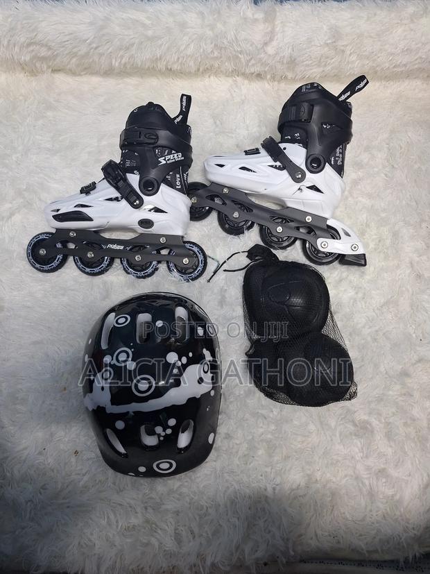 Speed Inline Skate Shoes With Light - thumbnail 2