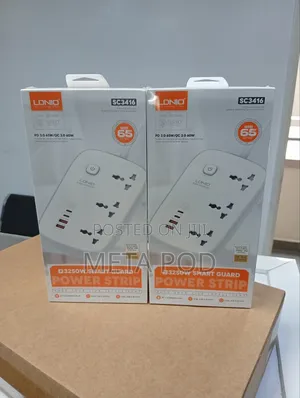 Ldnio 3 Universal Power Extension 2usb Port 2 Type C Port (Sc3416)