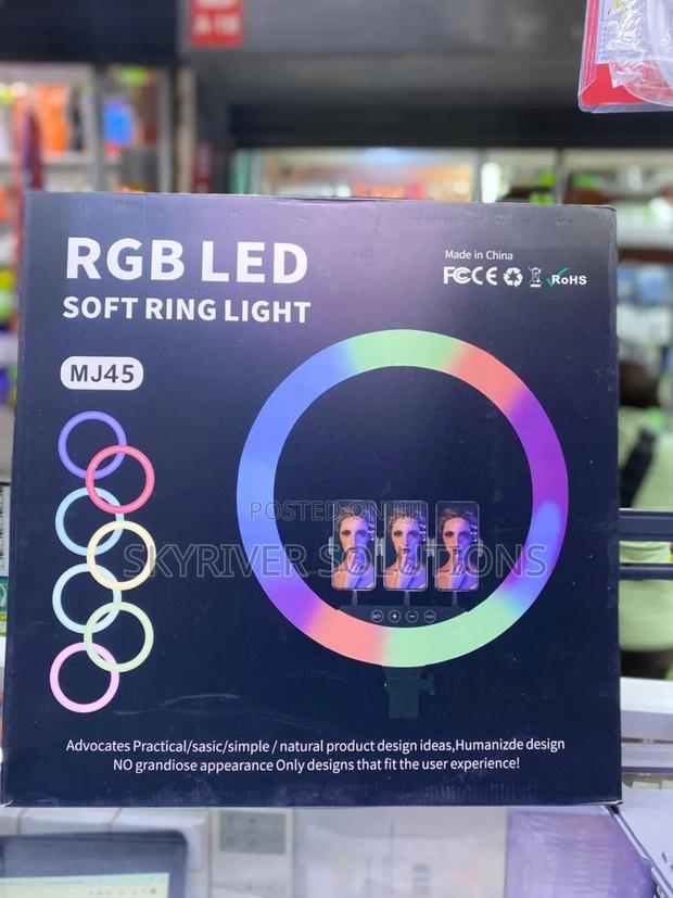 Rgb Led 18 Inch Soft Ring Light Withstand Mj45