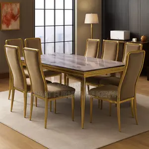 Stylish Goldish Finish Dinning Set