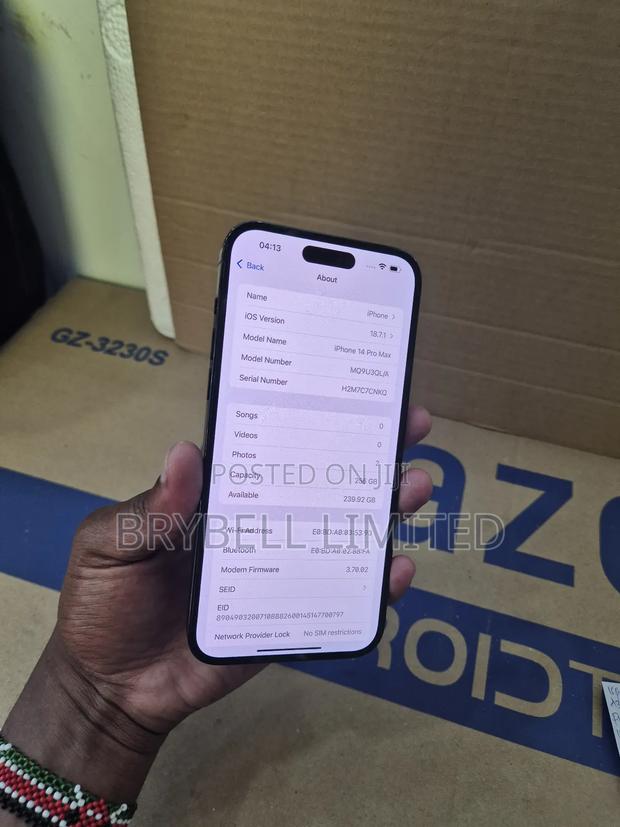 Apple iPhone 14 Pro Max 256 GB Gray - thumbnail 4