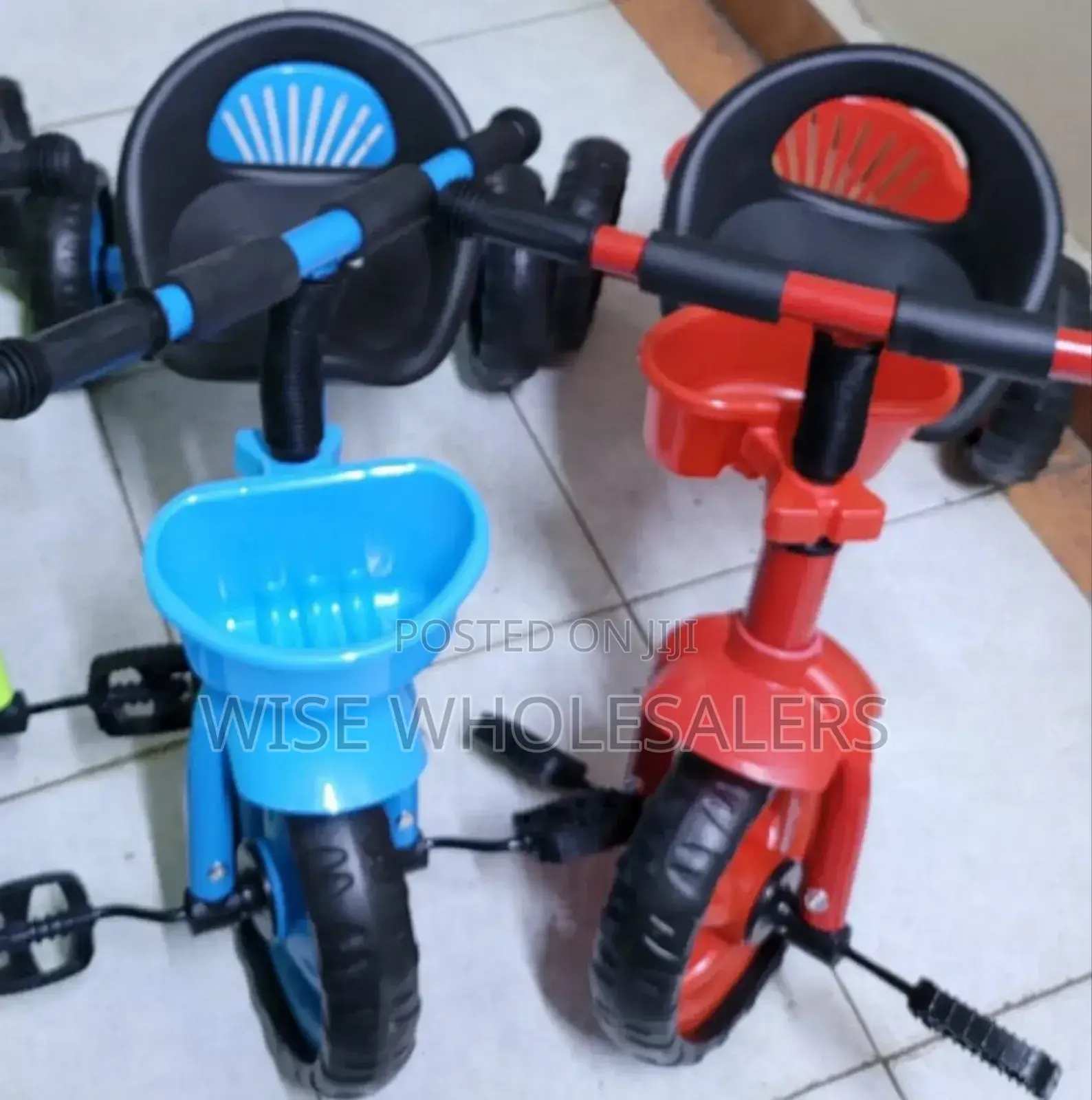 Kids Tricycle With Front Storage Basket