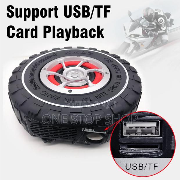 High Quality Waterproof Motorcycle Tyre Shaped Bluetooth Speaker