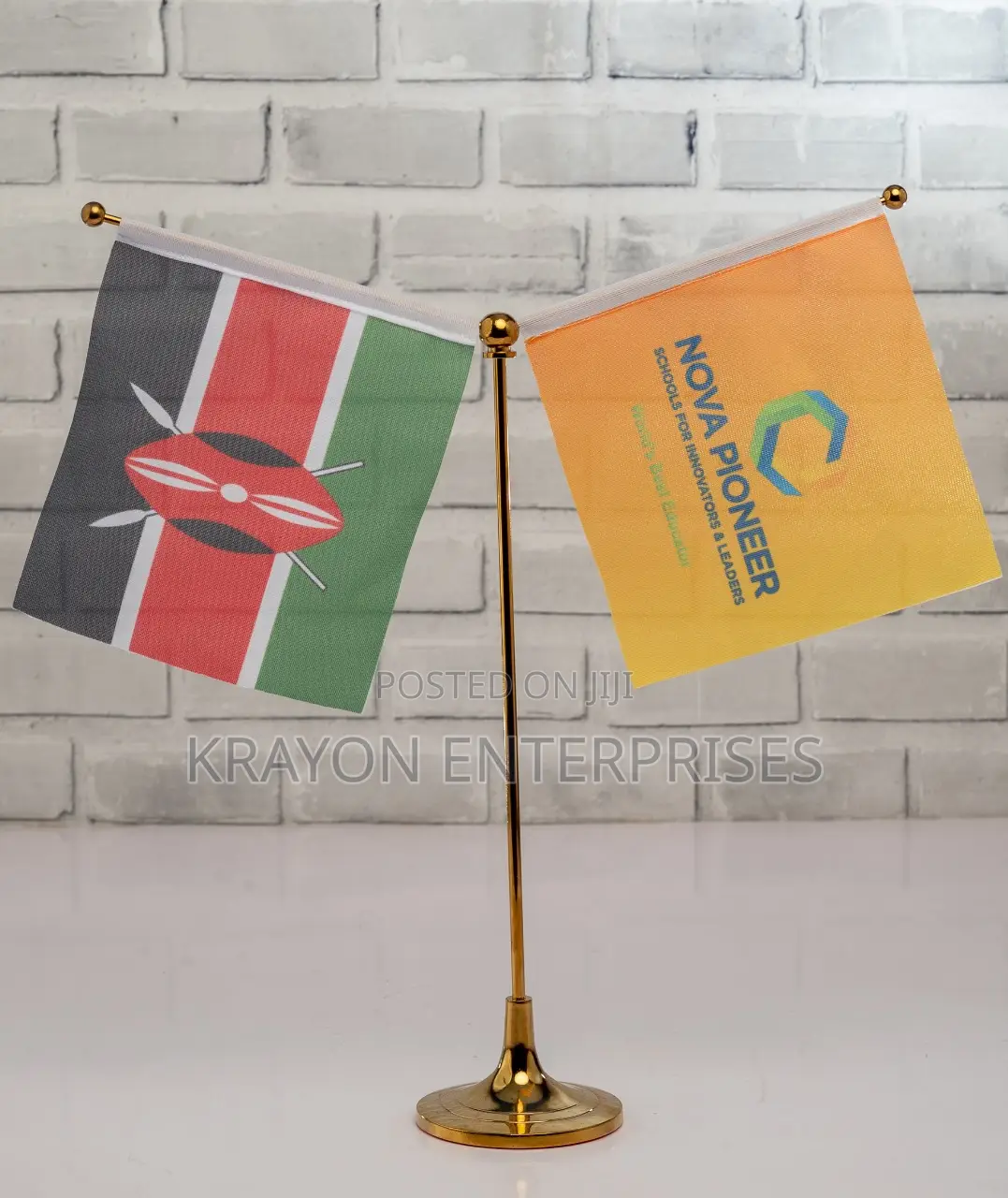 Double Flag Pole