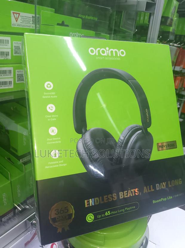 Oraimo Headphones 65 Hour Play Time - thumbnail 3
