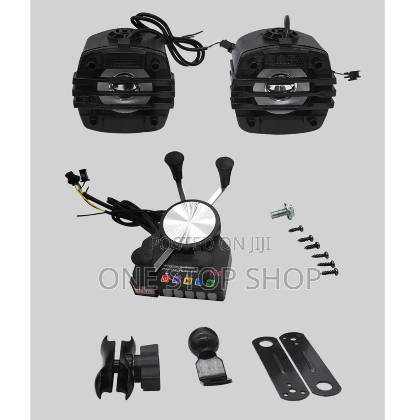 Bt Music Player Mp3 Motorcycle Stereo Speaker With Phone Holder