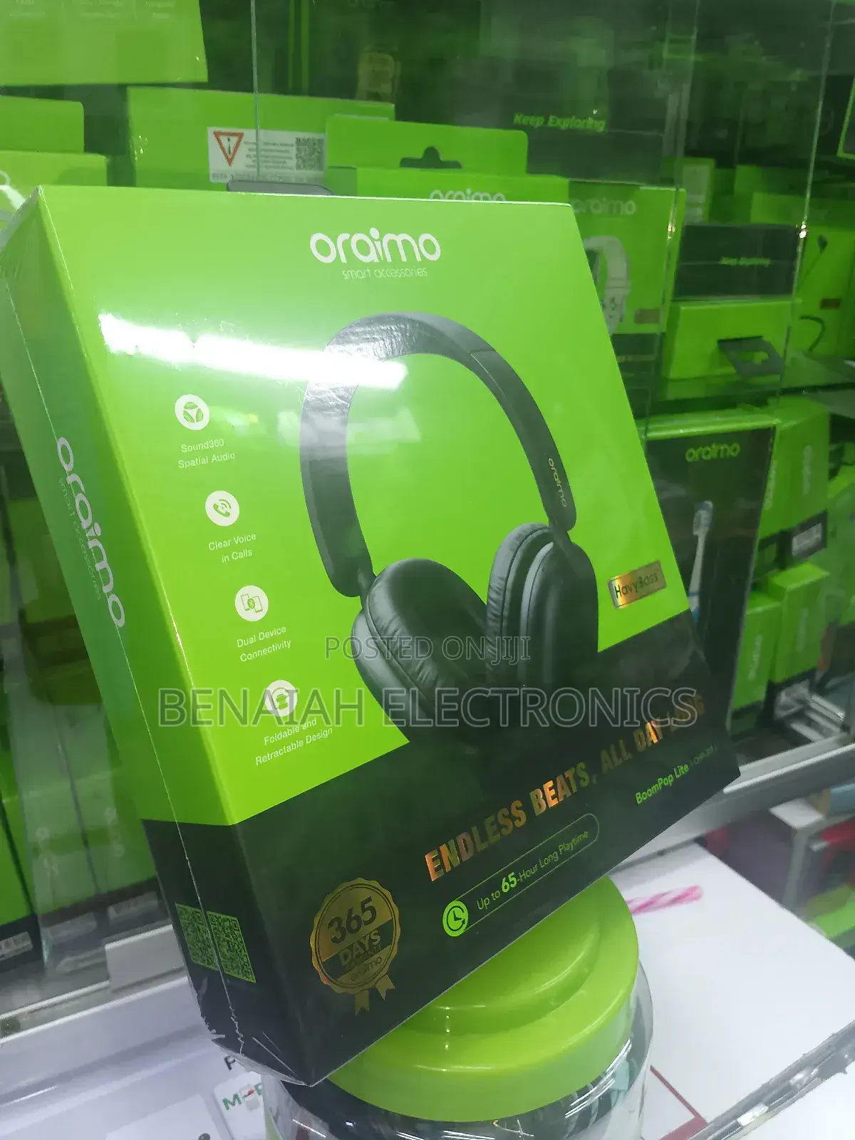 Oraimo Headphones With Noise Reduction Mechanism