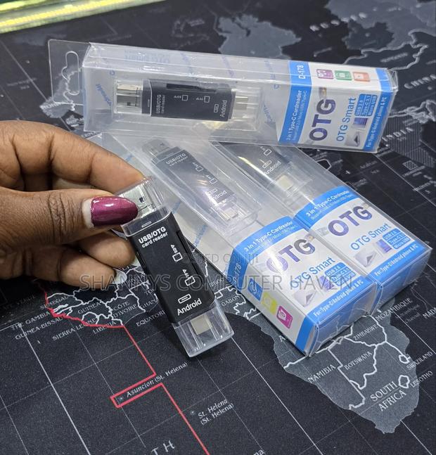 3-in-1 Type-C Card Reader – Usb 2.0/Micro Usb/Type-C Otg|Data Transfer - main view