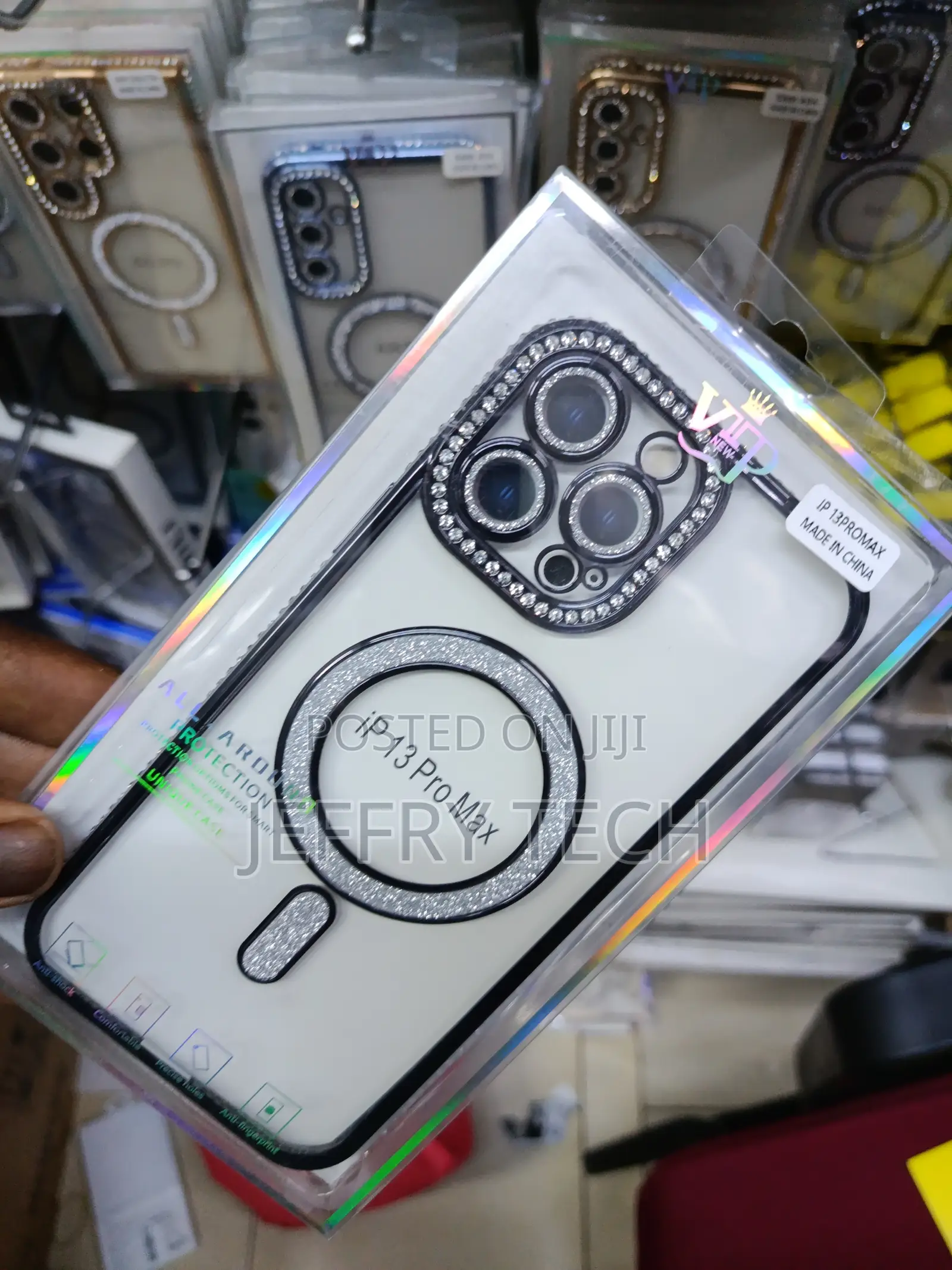 Doowea Magnetic Glitter Diamond Case for iPhone 13 Pro Max