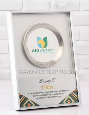 Silver Custom Plaque