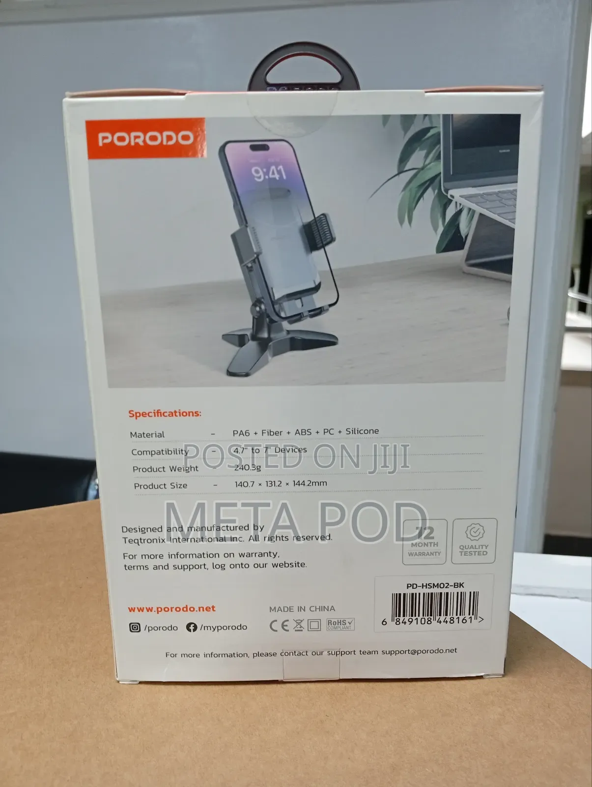Porodo Multi-Angle Desk Phone Holder