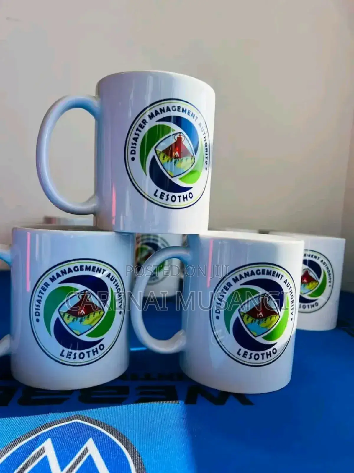 Branded Mug – Custom Logo Printing Available