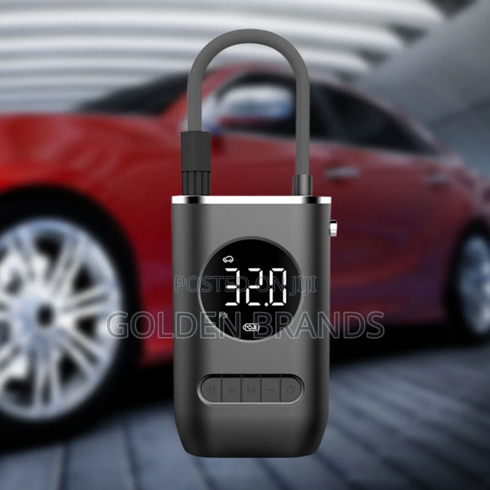 High Precision Cordless Tire Inflator With LCD Display Led Lighting