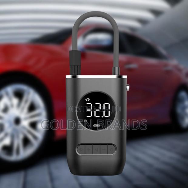 High Precision Cordless Tire Inflator With LCD Display Led Lighting