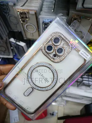 Tetaw iPhone 13 Pro Max Magnetic Glitter Case,Luxury Bling