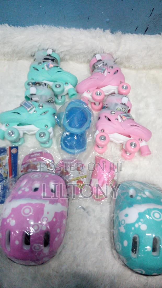 Kids Quad Wheels Skate Shoes - main view