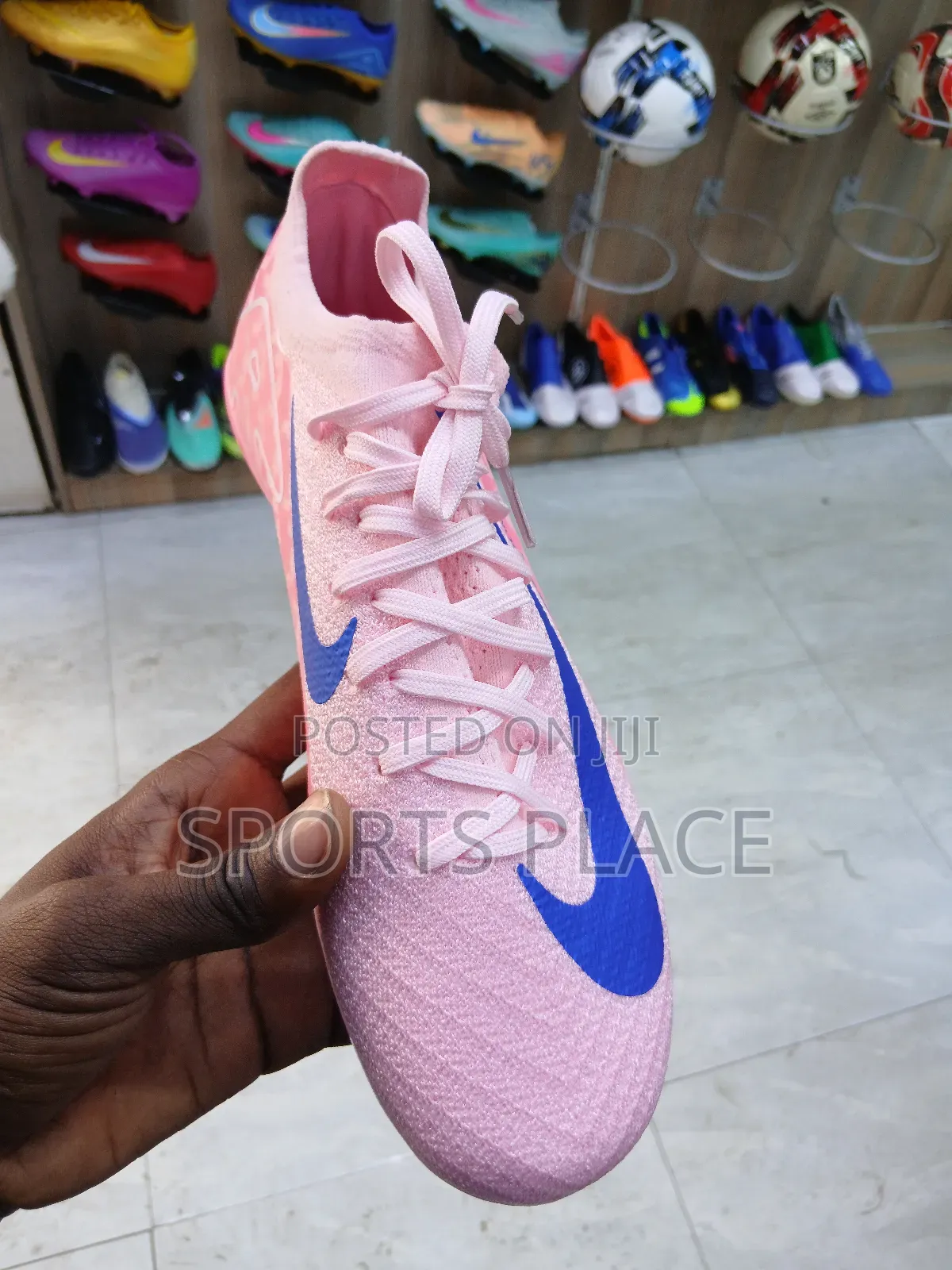 Pink Vapor "Annihilator" Air Zoom Soccer Shoes