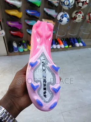 Pink Vapor "Annihilator" Air Zoom Soccer Shoes