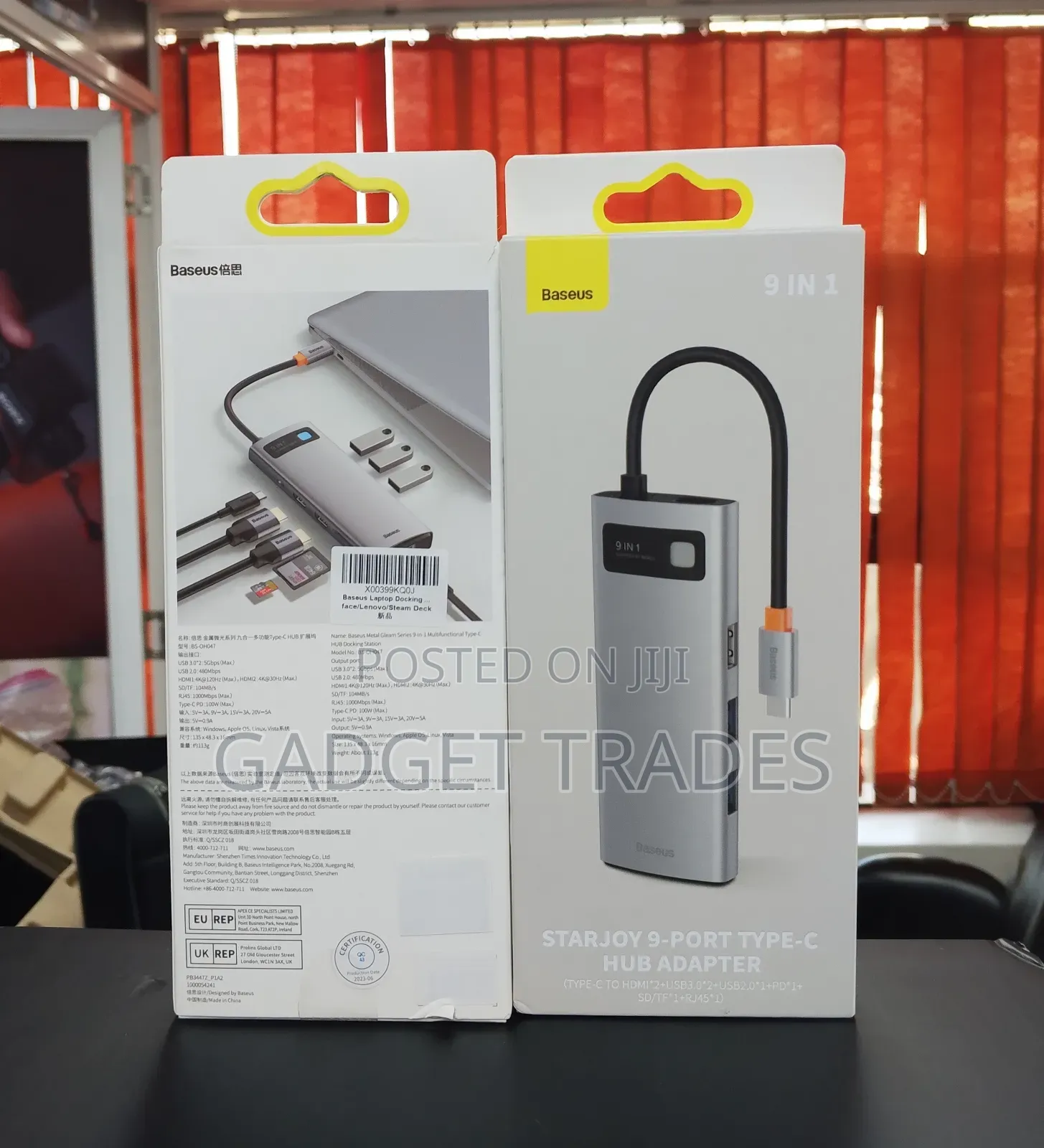 Baseus Joystar 9 in 1 Usb-C Hub