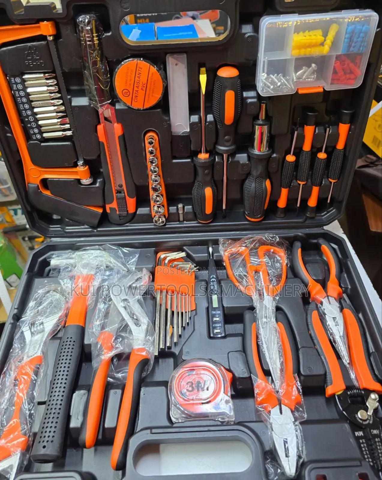 102 PCS Household Toolbox/ Electrical Toolkit