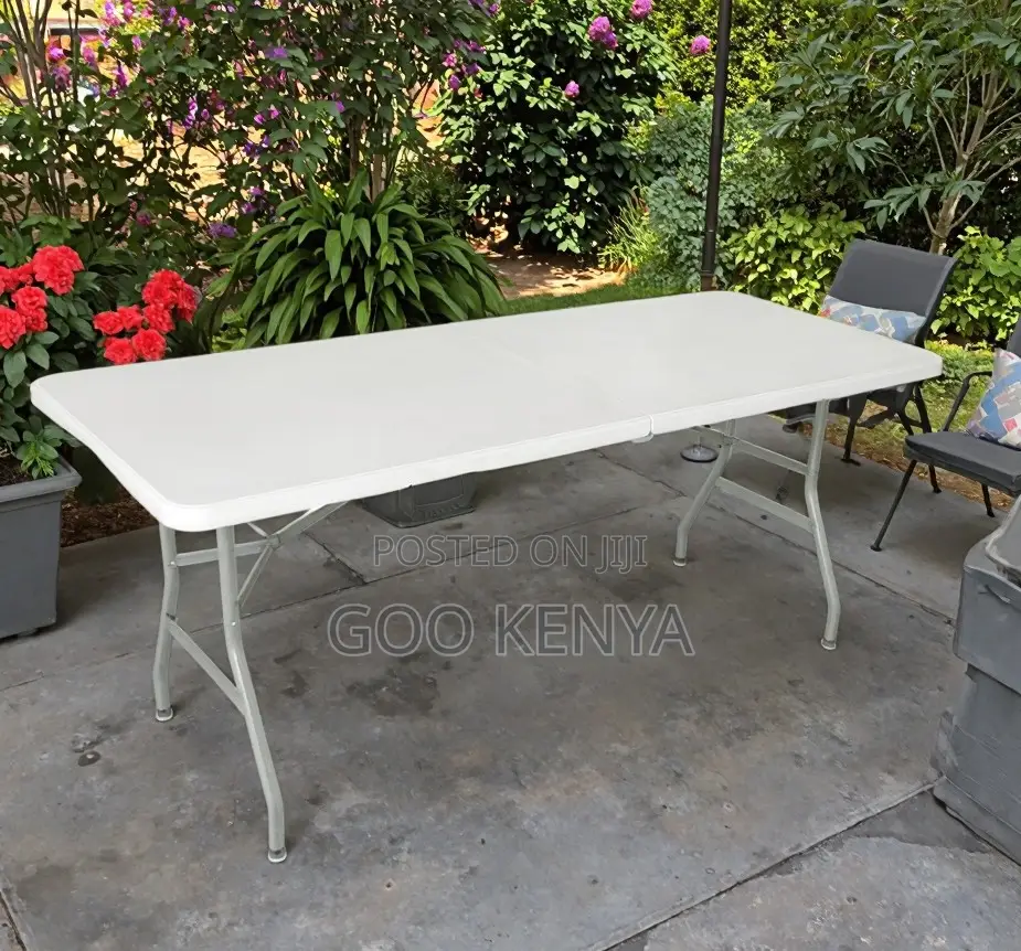 Home Table; Multi-Purpose Plastic Foldable Table for Indoor/Outdoor