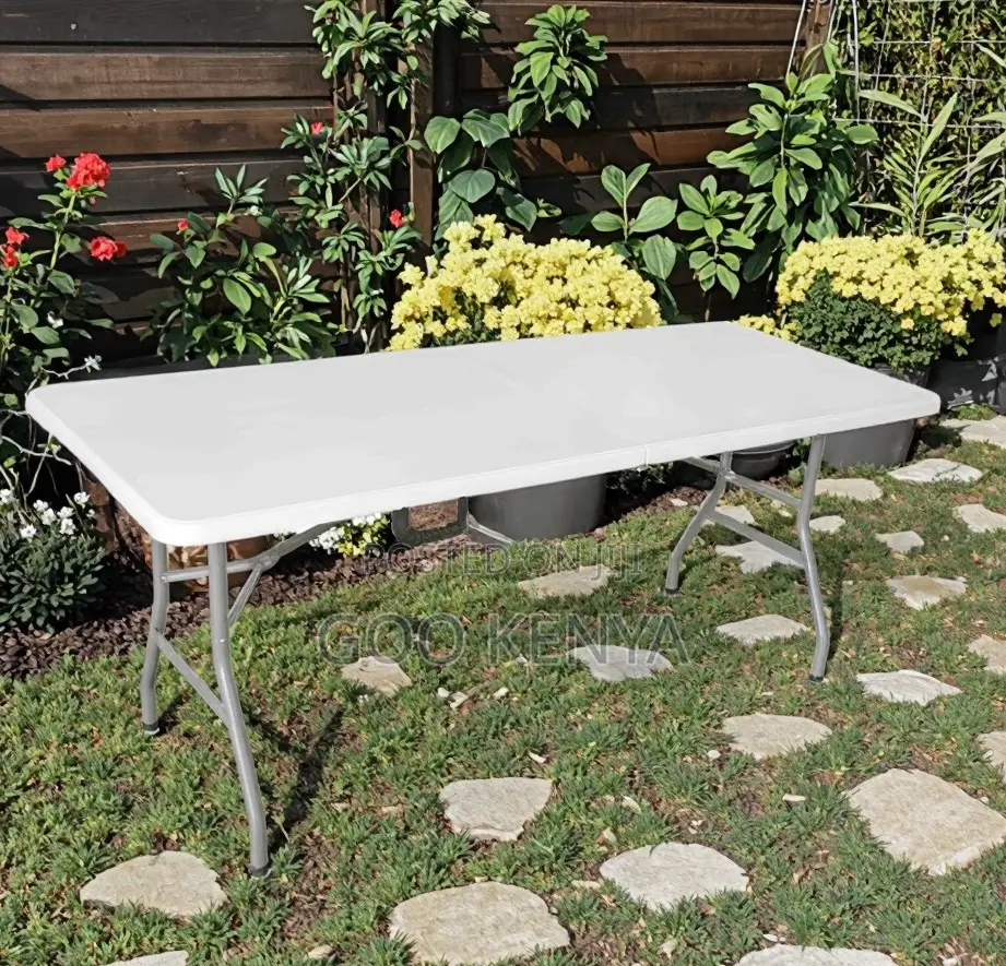Home Table; Multi-Purpose Plastic Foldable Table for Indoor/Outdoor