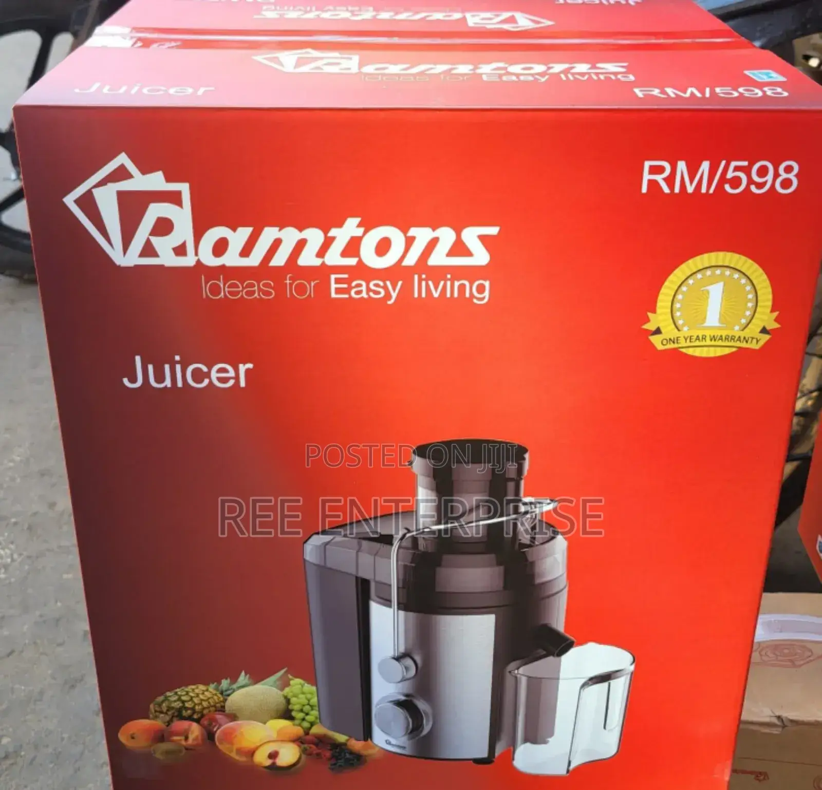 Brand New Ramtons Commercial Juicer
