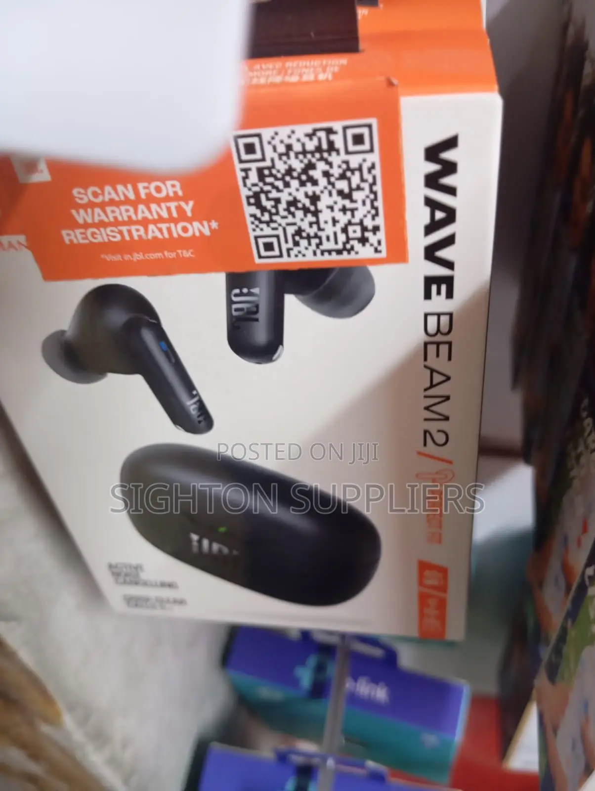 JBL Wave Beam 2 Wireless Noise Cancelling Earbuds
