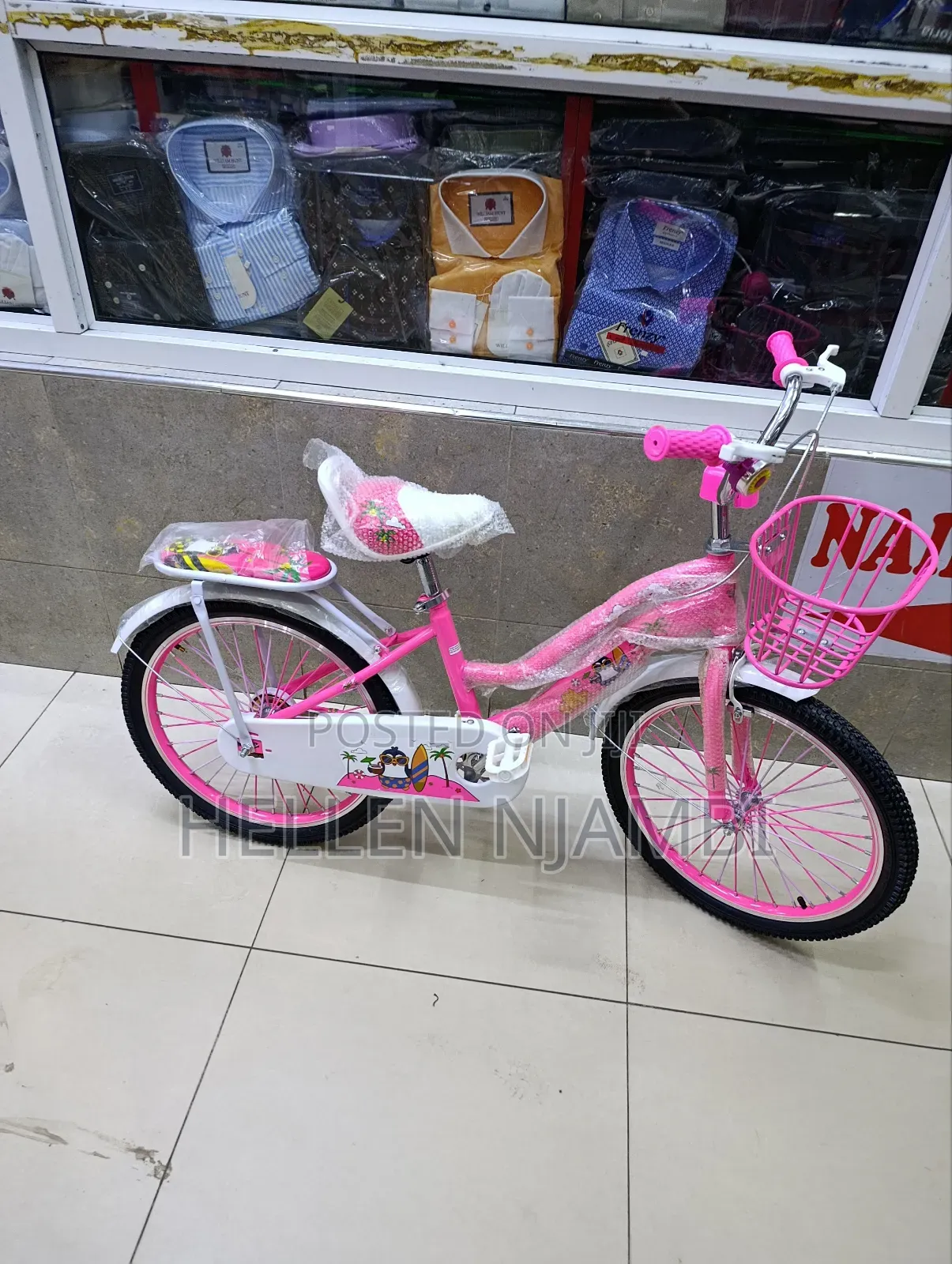 Girls' Bike Size 20" With Adjustable Height