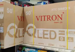 Vitron 50" Qled Smart Android Tv – Ultra Hd | Wifi | Netflix Youtube