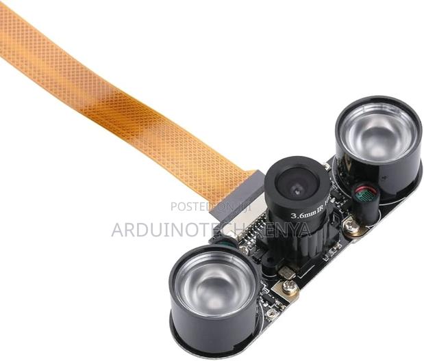 Raspberry Pi Night Vision Camera With 2 Infrared Light Webcam - main view