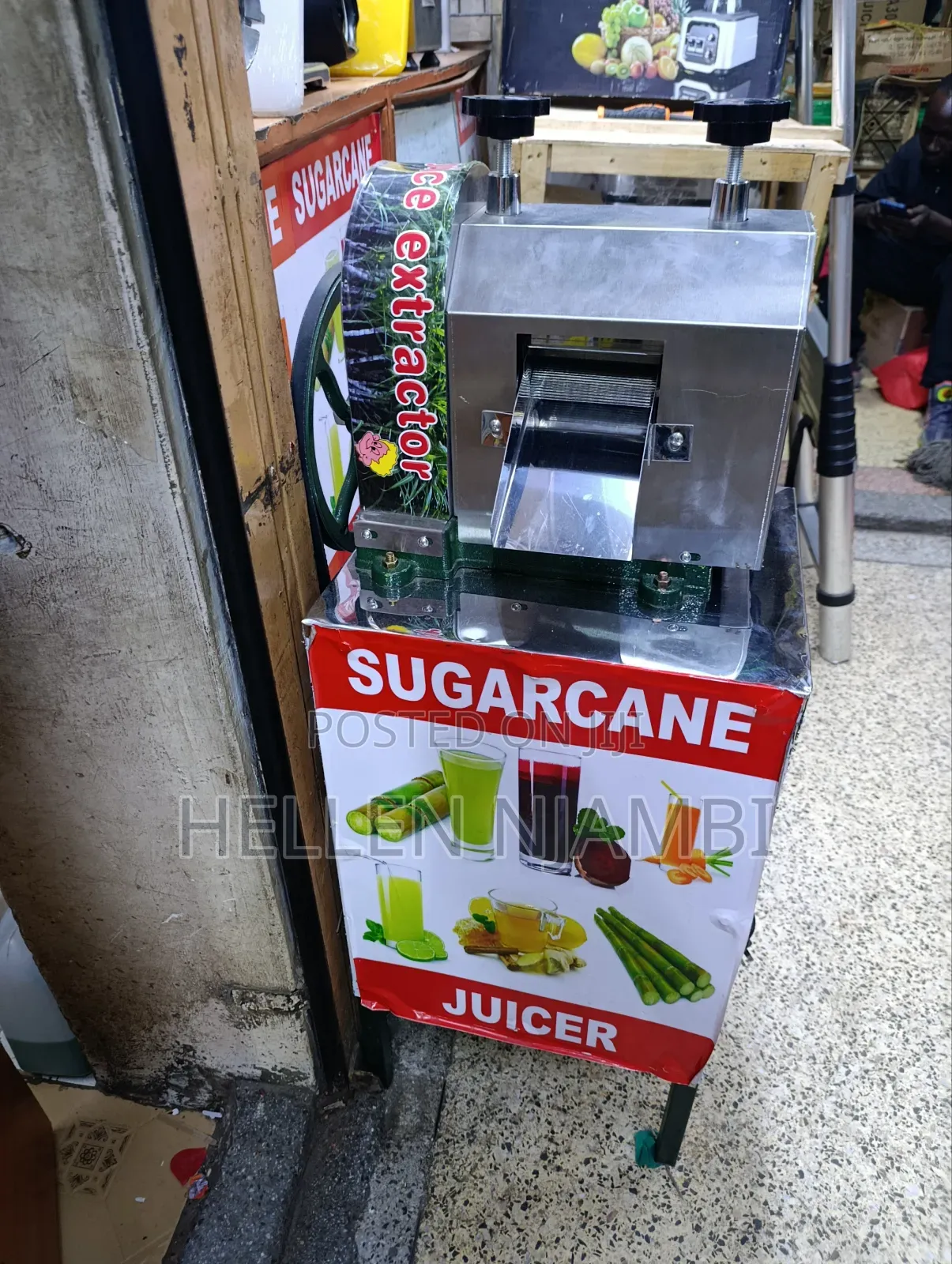 Commercial Sugarcane Juice Extractor