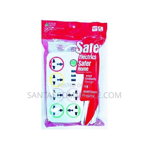 Astra 6 Way Extension Cord Power Socket