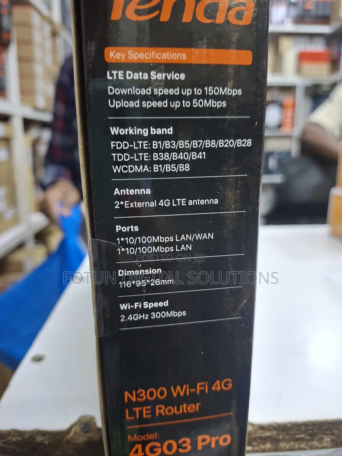 Simcard Router Tenda 4zgo3 Pro 4g N300 Wifi