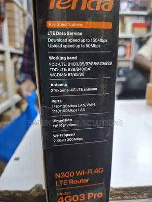 Simcard Router Tenda 4zgo3 Pro 4g N300 Wifi
