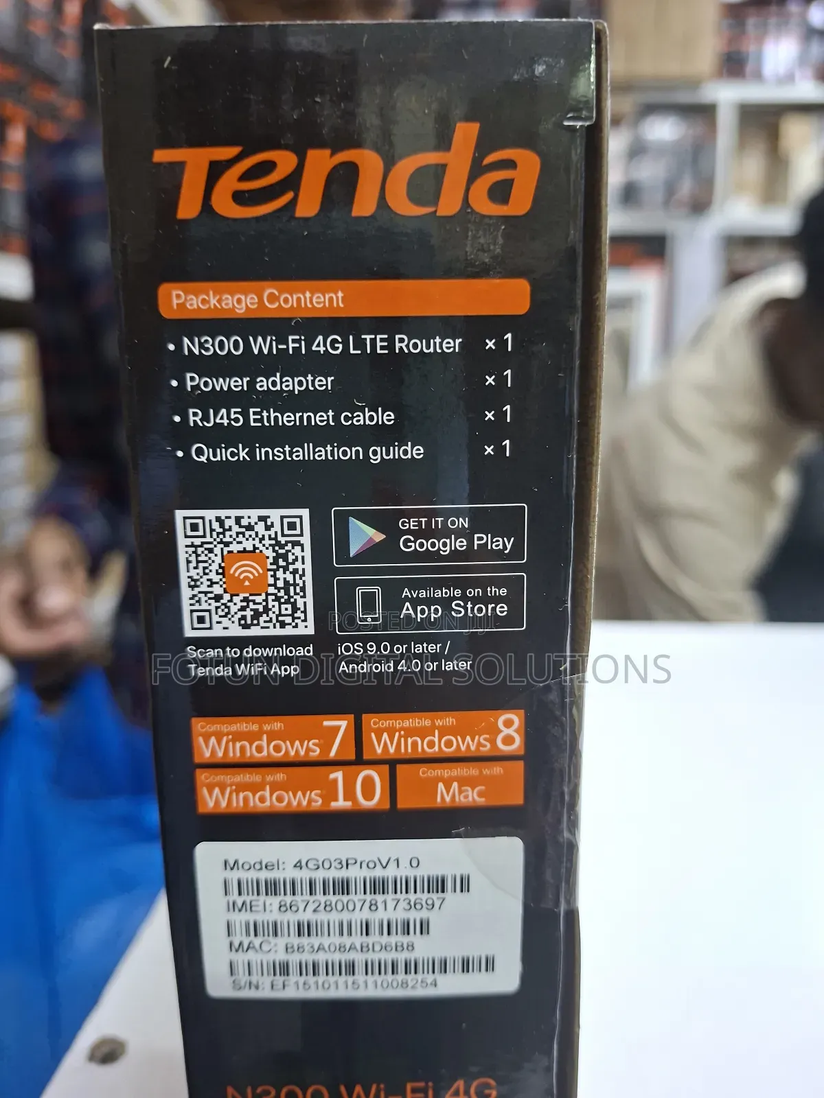 Simcard Router Tenda 4zgo3 Pro 4g N300 Wifi