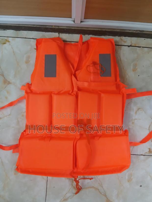 Orange Safety Reflectors Jacket Life Saver - main view