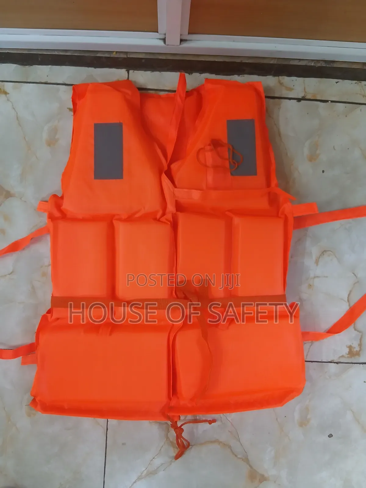 Orange Safety Reflectors Jacket Life Saver