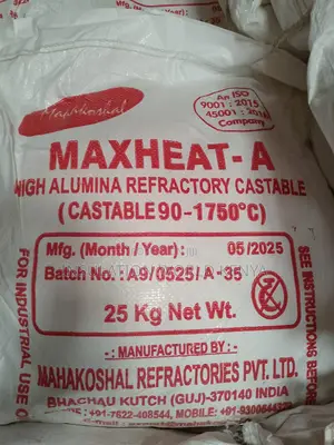Boiler High Temperature Castable Cement Maxheat A