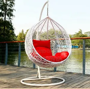 Home Chair; Rattan Outdoor Hanging Swing Chair for Patio Spaces