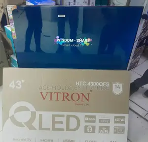 Vitron 43" Qled Smart Android Tv – Ultra Hd - Wifi | Netflix Youtube