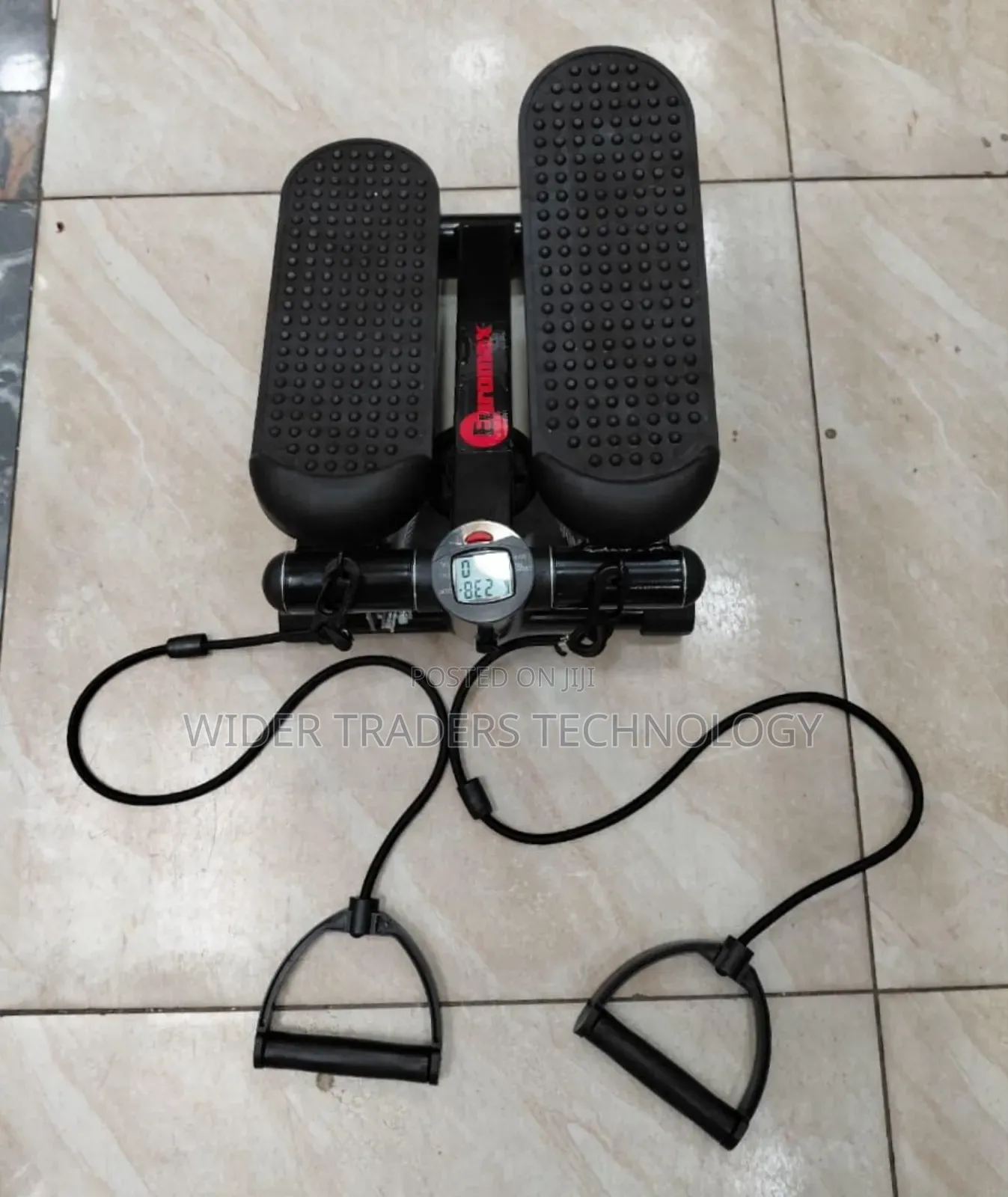 Compact Mini Stepper Exercise Machine With Resistance Bands