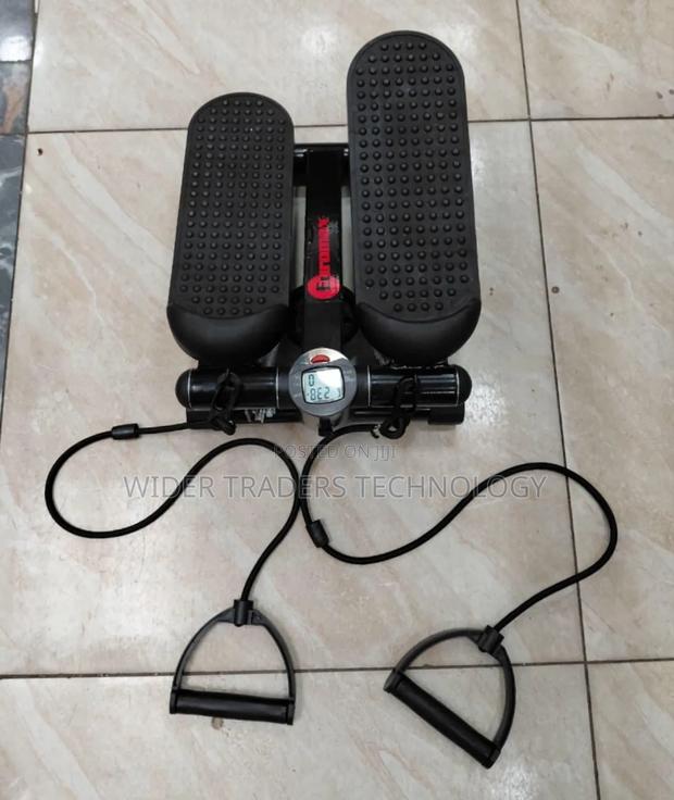 Compact Mini Stepper Exercise Machine With Resistance Bands