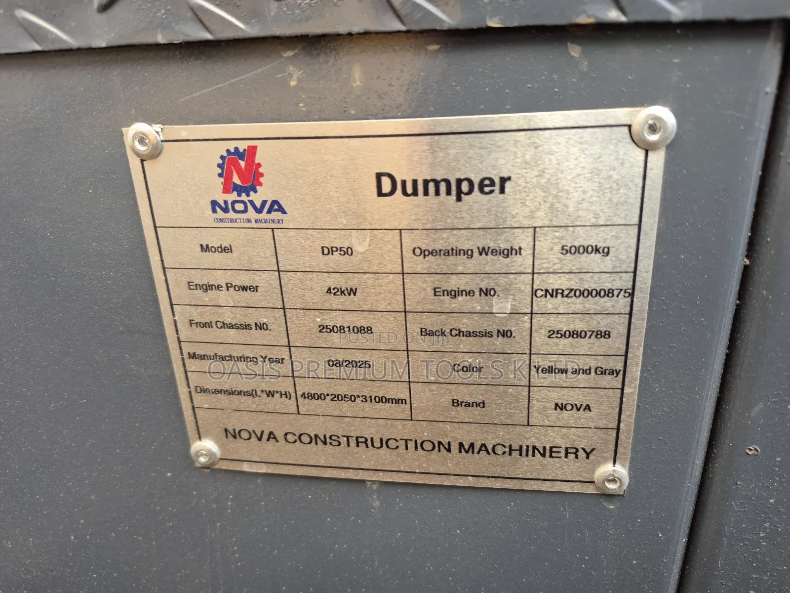 Dumper Truck 5 Ton