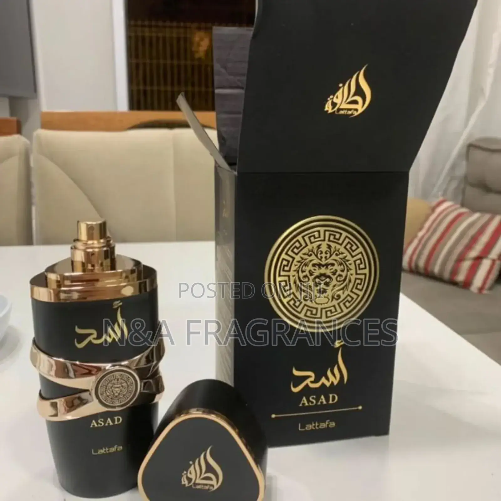 Asad Black by Lattafa – 100ml Edp – Strong Vanilla Amber Beast