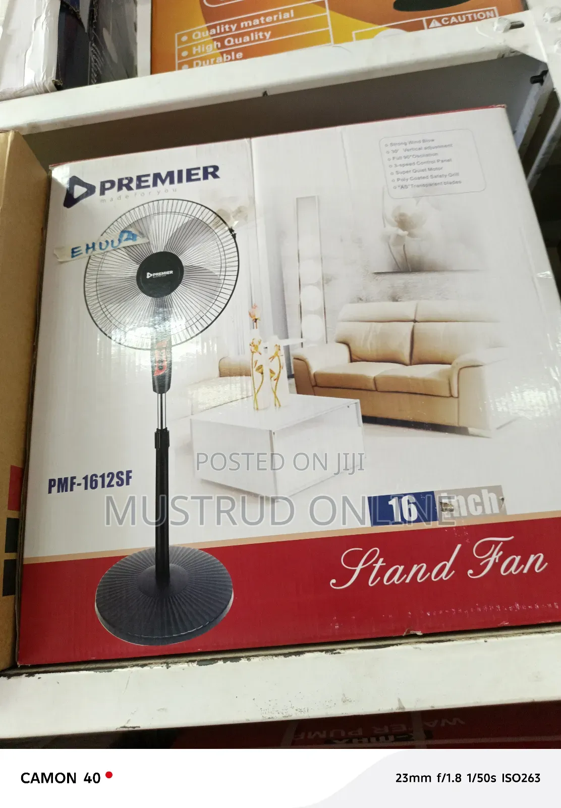 Round Base Stand Fan
