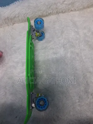 Skating Board With Rubber Wheels
