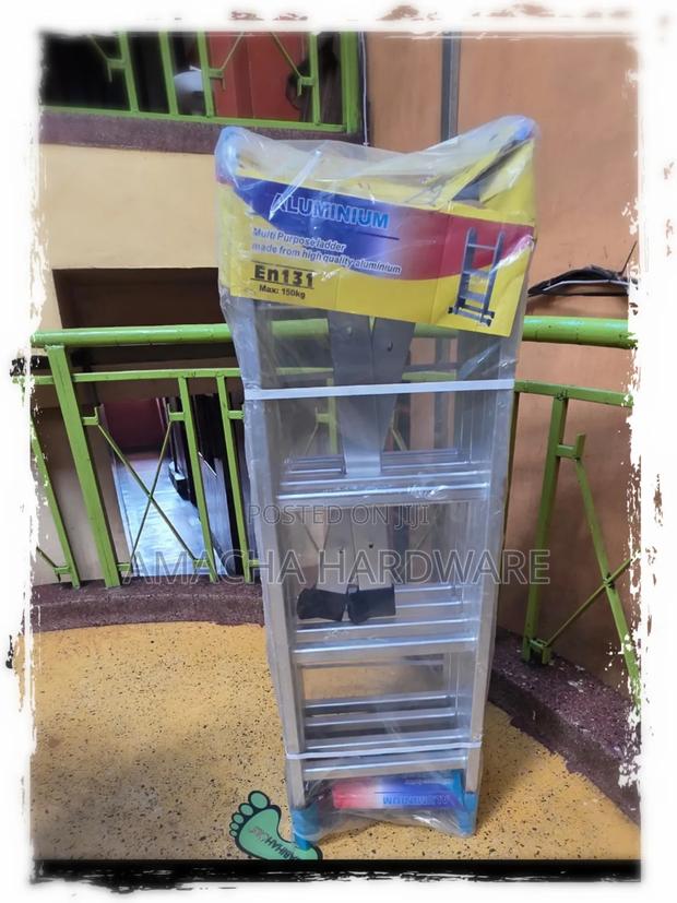4 Step Aluminum Step Ladder L - main view
